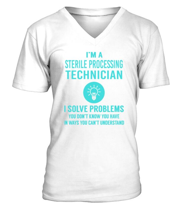 Sterile Processing Technician V-Neck T-shirt