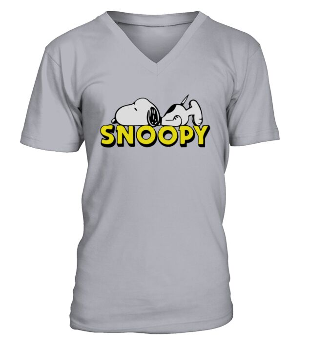 snoopy sleep V-Neck T-shirt