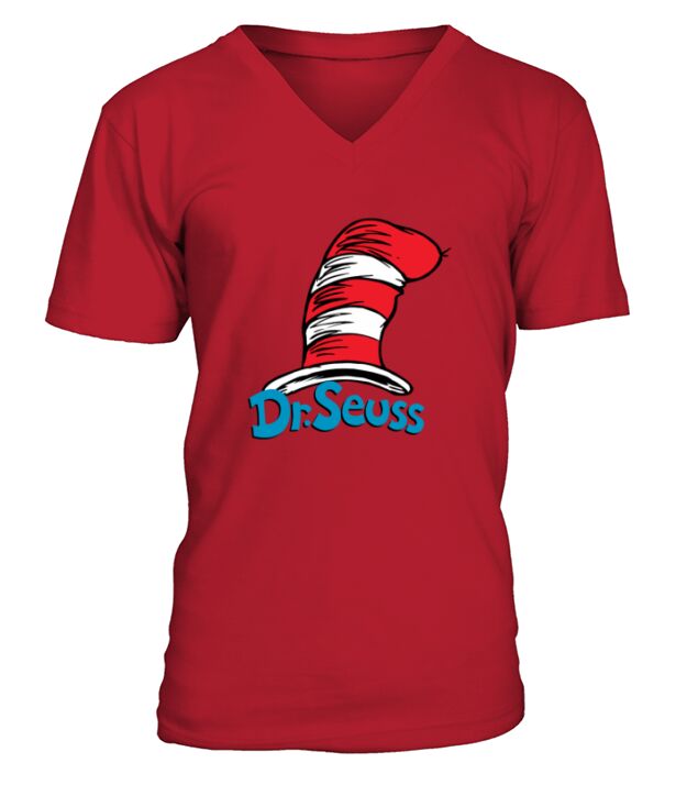 Dr. Seuss Hat T-shirt V-Neck T-shirt