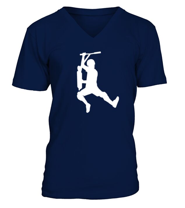 Scooter freestyle stunt Deck Grab V-Neck T-shirt