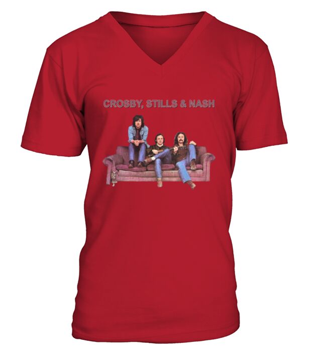 Crosby Stills  Nash band Tshirt V-Neck T-shirt