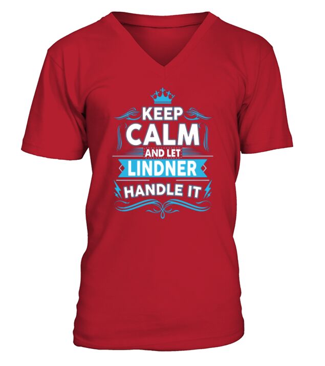 Keep calm LINDNER, LINDNER tshirt V-Neck T-shirt