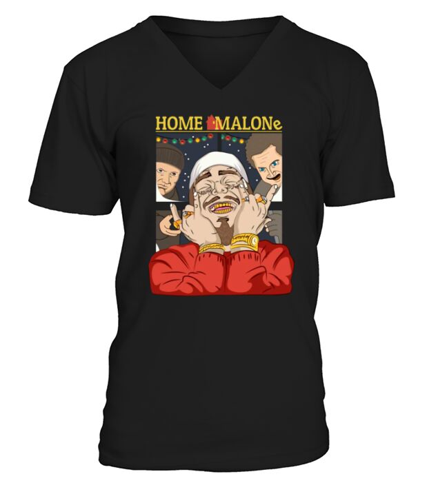 Home Malone V-Neck T-shirt