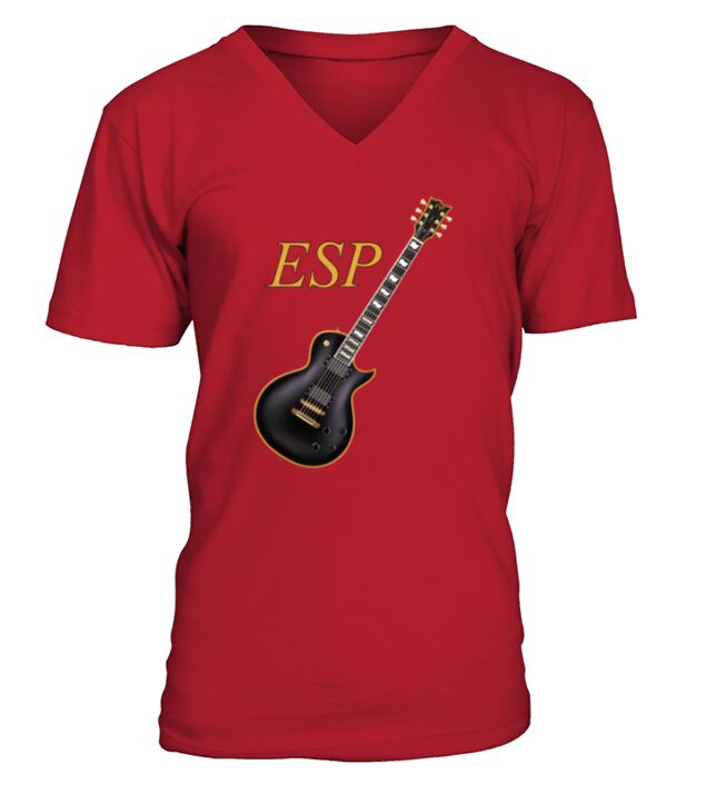 Guitar ESP T shirt V-Neck T-shirt