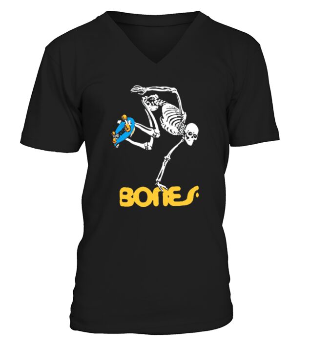 Skateboarding skeletons bones 2020 V-Neck T-shirt