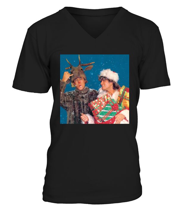George Michael Last Christmas WHAM shirt V-Neck T-shirt