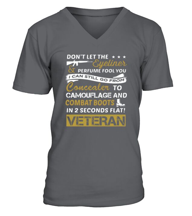 FEMALE VETERAN S FEMALE VETERAN DAY GIFT VETERAN SHIRT V-Neck T-shirt