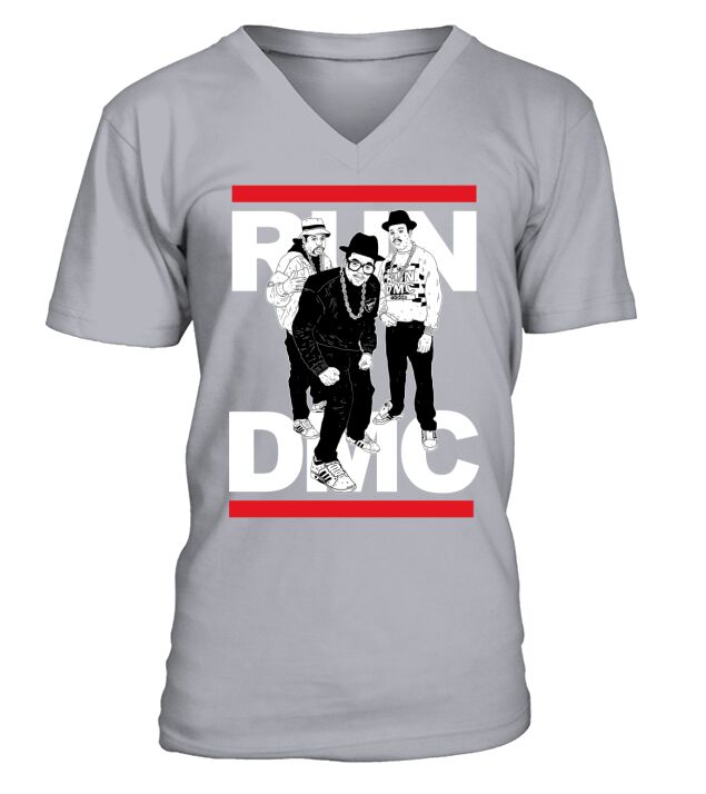 Run Dmc Art V-Neck T-shirt