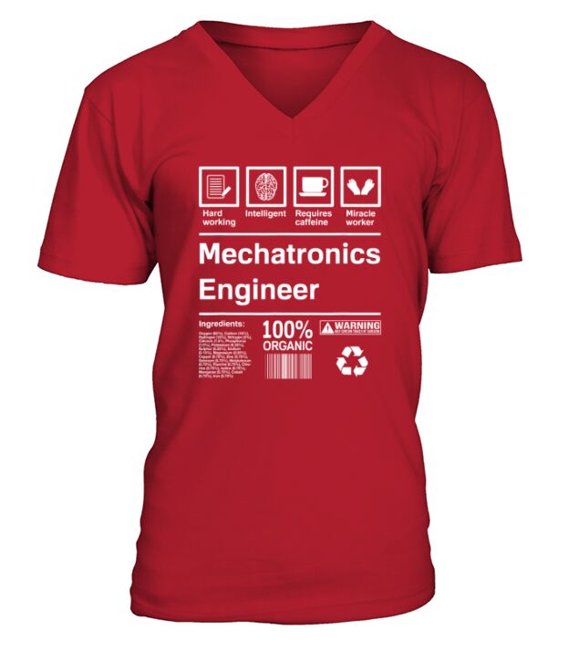 Mechatronics Engineer V-Neck T-shirt