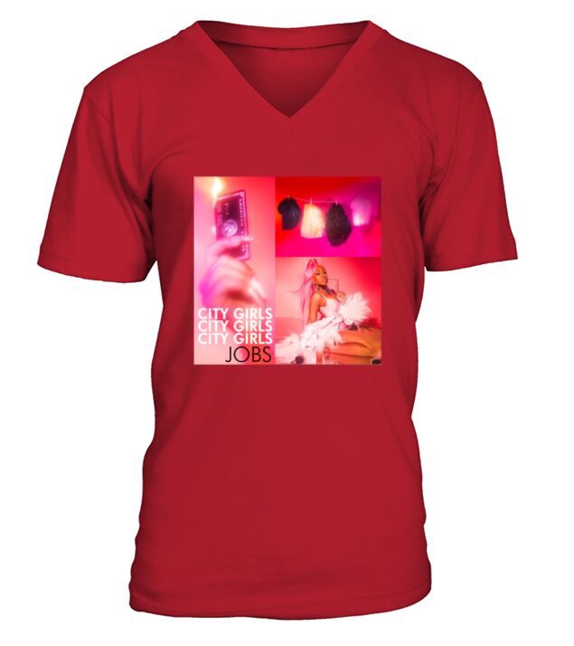 JT Mugshot City Girls V-Neck T-shirt