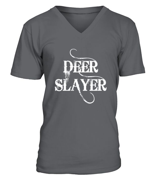 Hunting tshirt &amp;amp;quot;Deer Slayer&amp;amp;quot; V-Neck T-shirt