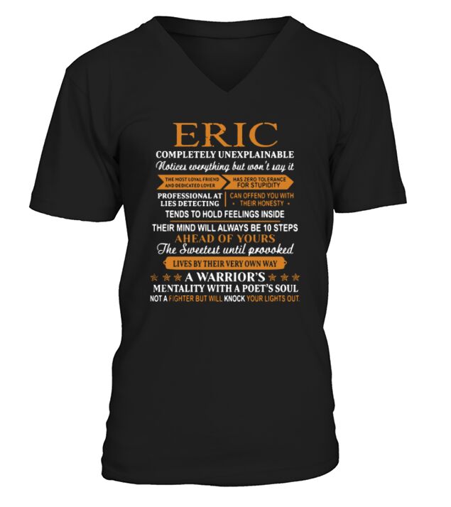 Eric completely unexplainable V-Neck T-shirt