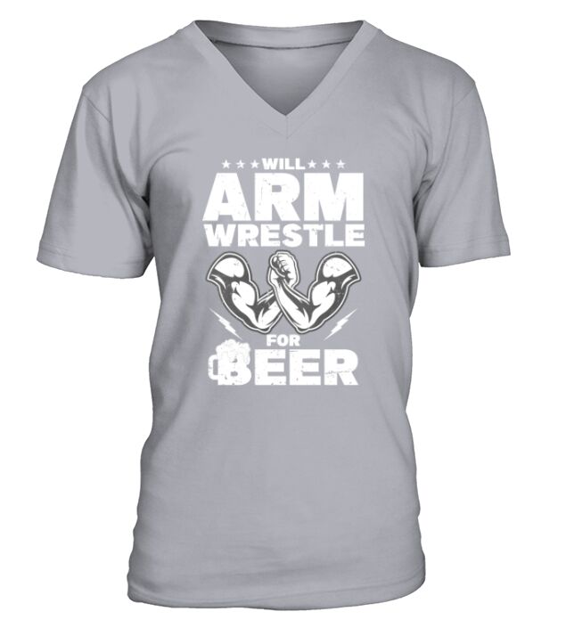 Arm Wrestling V-Neck T-shirt