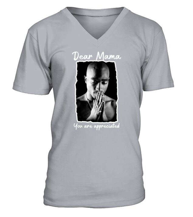 MUSIC DEAR MAMA V-Neck T-shirt