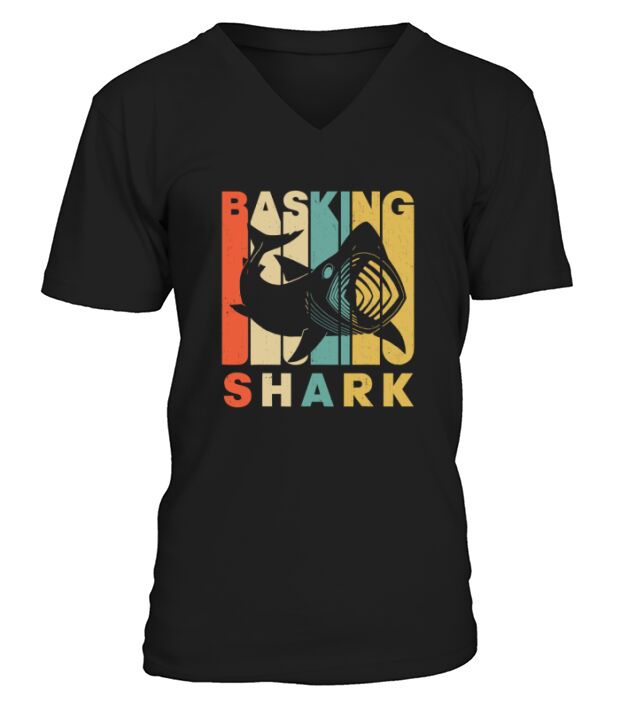 Shark Basking V-Neck T-shirt