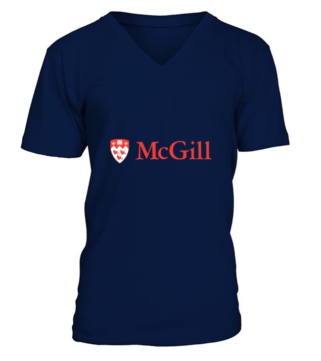 Charlotte Serrano Womens McGill University V-Neck T-shirt