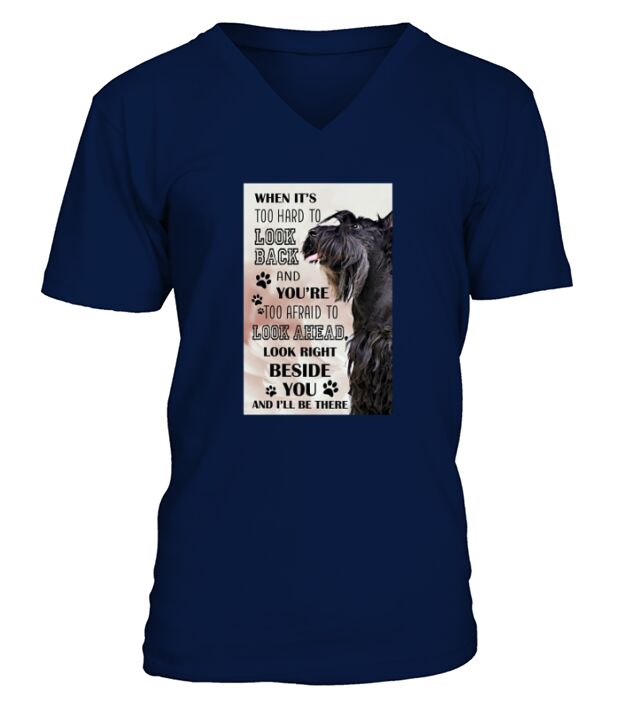 Scottish Terrier Poster Dog Lovers V-Neck T-shirt