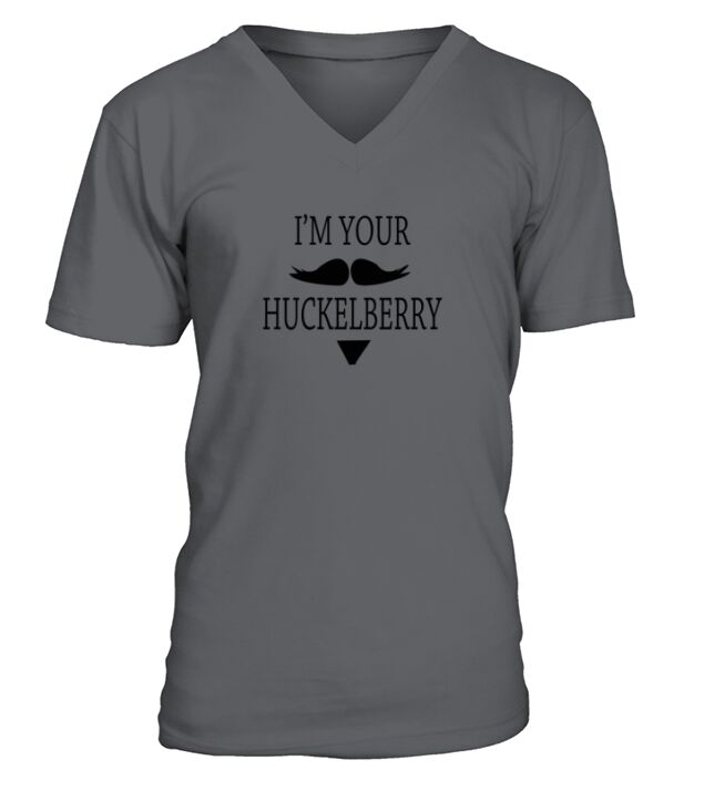 Tombstone Doc Holliday Im Your Huckleberry V-Neck T-shirt