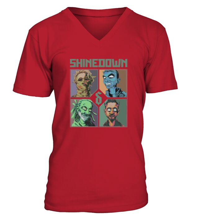 shop shinedown V-Neck T-shirt